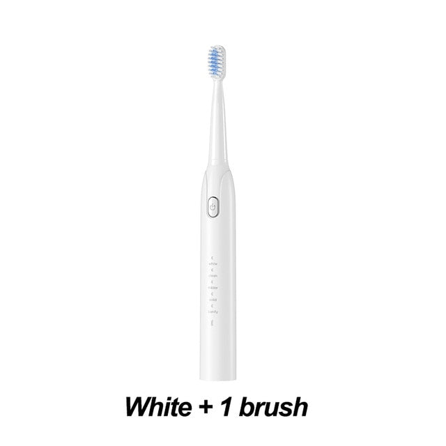 Electric Toothbrush S802 Waterproof Automatic Sonic ToothBrush Rechargeable 5 Models with 2 Brush Heads