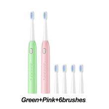 Load image into Gallery viewer, Electric Toothbrush S802 Waterproof Automatic Sonic ToothBrush Rechargeable 5 Models with 2 Brush Heads
