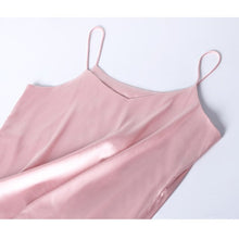 Load image into Gallery viewer, Elegant Satin Spaghetti Strap Cami Tops Sexy V Neck Backless Summer Camisole Ladies Casual Sleeveless Sling Top 2021 Women Camis