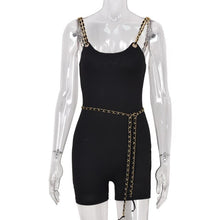 Load image into Gallery viewer, Elegant Sexy Bodysuit Women Spaghetti Strap Bodycon Combishort Jumpsuit Shorts 2021 Summer Woman Playsuit Rompers Streetwear