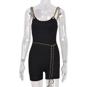Elegant Sexy Bodysuit Women Spaghetti Strap Bodycon Combishort Jumpsuit Shorts 2021 Summer Woman Playsuit Rompers Streetwear