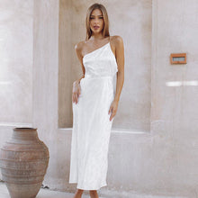 Load image into Gallery viewer, Elegant Sleeveless Summer Chain Backless Maxi Dress for Women Club Party Sexy Club Party Jacquard Dresses Clothes