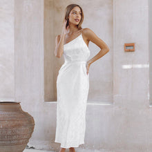 Load image into Gallery viewer, Elegant Sleeveless Summer Chain Backless Maxi Dress for Women Club Party Sexy Club Party Jacquard Dresses Clothes