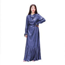 Load image into Gallery viewer, Embroidery Moroccan Kaftan Modest Abayas Caftan Bangladesh Turkish Dresses Women Muslim Long Maxi Dress Evening Abaya Robe Dubai