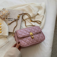 Load image into Gallery viewer, Embroidery Thread Small PU Leather Crossbody Bags For Women 2022 hit Trend Women&#39;s Branded Trending Shoulder Handbags