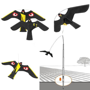 Emulation Flying Hawk Bird Scarer Drive Bird Kite For Garden Scarecrow Yard Home