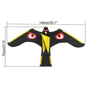 Emulation Flying Hawk Bird Scarer Drive Bird Kite For Garden Scarecrow Yard Home