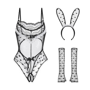 Erotic Bunny Role Play Uniform Set Slutty Set for Sex Playboy Bunny Sexy Cosplay Lingerie Set Stripper Outfit Cosplay Naughty