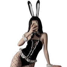 Load image into Gallery viewer, Erotic Lingerie Women&#39;s Open Front Playful Cute Bunny Role Play Costume Lolita Bikini Sexy Cosplay Set Uniform Seduction