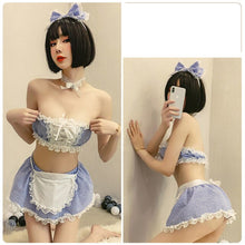 Load image into Gallery viewer, Erotic Set Sweet Maid Set Uniform Seduction Sexy Lace Role Play Maid Set Cosplay Costume Lingerie Slutty Clothes Play Boy Bunny