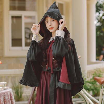European American Retro JK Preppy Style Dress Women Sweet Cute Lolita Uniform Dress Fall Ruffled Puff Kawaii Dress Femme Autumn