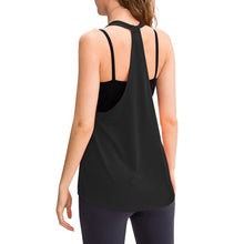 Load image into Gallery viewer, Exercise Gym Tops Women Workout Tank-Top Quick Dry Stretch Loose Running  Athletic Shirts Camisole Sleeveless Vest Roupas Femin