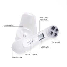 Load image into Gallery viewer, Facial Mesotherapy Electroporation RF Radio Frequency LED Photon Face Lifting Tighten Wrinkle Removal Skin Care Face Massager