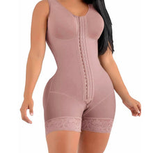 Load image into Gallery viewer, Fajas Colombian Women&#39;s Shapewear Slimming Skims Butt Lifter Full Body Shaper Bbl Tummy Control Bodysuit Crotch Ziper Design XS