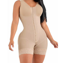 Load image into Gallery viewer, Fajas Colombian Women&#39;s Shapewear Slimming Skims Butt Lifter Full Body Shaper Bbl Tummy Control Bodysuit Crotch Ziper Design XS