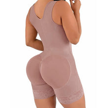 Load image into Gallery viewer, Fajas Colombian Women&#39;s Shapewear Slimming Skims Butt Lifter Full Body Shaper Bbl Tummy Control Bodysuit Crotch Ziper Design XS