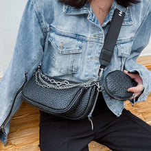 Load image into Gallery viewer, Famous Brand Designer 3-IN-1 Messenger Handbag Tote Leather Vintage Pattern Crossbody Handbag Purse New Shoulder Bag Clutch Tote