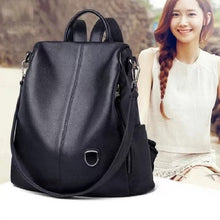 Load image into Gallery viewer, Famous Brand Women Backpack 100% Genuine Leather Causal School Bags Travel Cowskin Female Shoulder Bag Backpacks#Z186