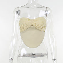 Load image into Gallery viewer, Fashion Elegant Lace Tube Top Crop Tops for Women Summer Sexy Backless Tanks Cropped Party Club Clothes Streetwear Shirt Tee