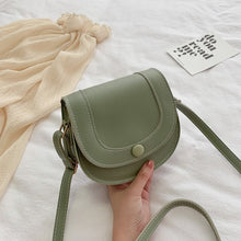 Load image into Gallery viewer, Fashion New Women Crossbody Shoulder Bag Retro Saddle PU Leather Small Purse Ladies Pure Color Bags