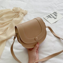 Load image into Gallery viewer, Fashion New Women Crossbody Shoulder Bag Retro Saddle PU Leather Small Purse Ladies Pure Color Bags