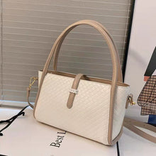 Load image into Gallery viewer, Fashion Plaid Handbags Korean Style Trendy One Shoulder Hit Color Crossbody Textured Shoulder Bag