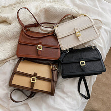Load image into Gallery viewer, Fashion Small PU Leather Crossbody Bag for Women 2022 Luxury Brand Designer One Shoulder Handbag and Purses In Trend