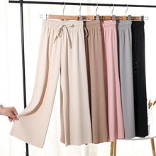 Load image into Gallery viewer, Fashion Soft Comfort Women Pant High Waist Casual Summer Slacks Pants Women Long Trousers Female Slacks Bottoms Pleated Trousers