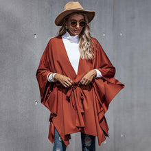 Load image into Gallery viewer, Fashion Spring Autumn 2021 New Women Lace Up Pleated Irregular Deep V-neck Blazer New Lapel Long Sleeve Loose Fit Jacket