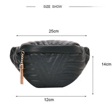 Load image into Gallery viewer, Fashion Women Messenger Belt Bag Pack leather Waist Bags Girl Travel Small Fanny Chest Pack Bolsas Ladies Mini Shoulder Bag