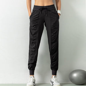 Fashion Women Solid Jogger Pants Autumn Elastic Waist Long Trousers Ladies Loose Sport Sweatpants Harern Pants Streetwear