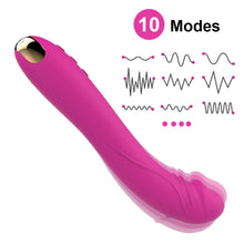 Load image into Gallery viewer, Female Sensitive Spot Massage Wand with Rechargeable 10 Vibration Modes Wireless Handheld Massager Deep Tissue Stimulator