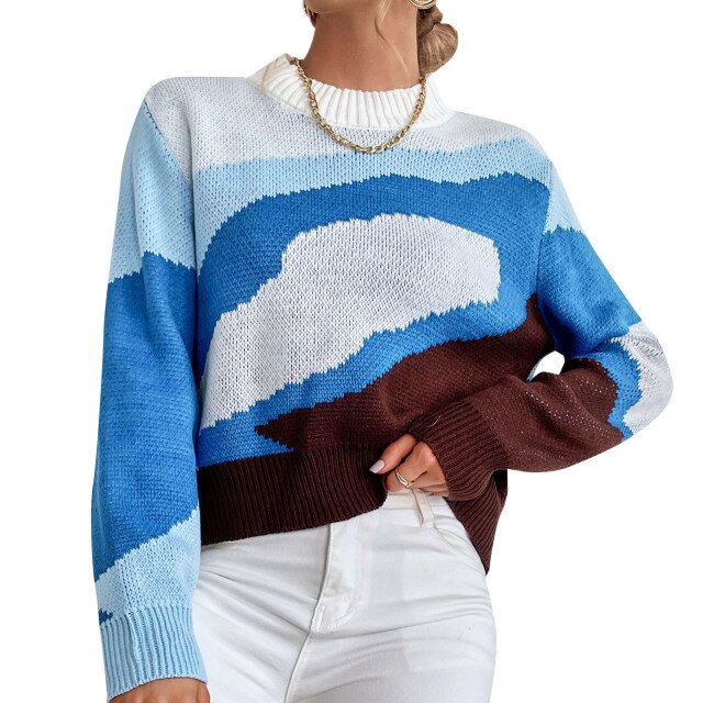 Female Sweater Winter 2021 Warm Long Sleeve Sweater Casual Slim Knitted Pullovers Women Autumn Knitting Sweater Pullover