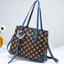 Load image into Gallery viewer, Female bag 2021 new trend big bag fashion printing portable large capacity PU shoulder messenger bag