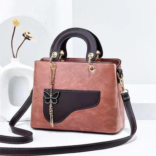 Female bag, new trendy, western style, ladies fashion texture, simple and versatile, one-shoulder messenger handbag, one drop de