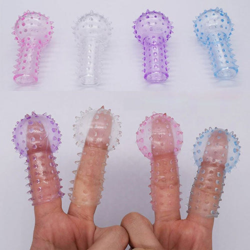 Female spiked finger sets G-spot massage clitoris stimulation vagina female masturbator couple sex toys orgasm fun adult product