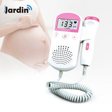 Load image into Gallery viewer, Fetal Doppler Ultrasound Baby Heartbeat Detector Home Pregnant Doppler Baby Heart Rate Monitor Pocket Doppler 2.5MHz