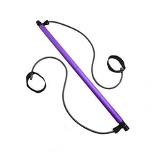 Load image into Gallery viewer, Fitness Multi-functional Yoga Pull Rods Portable Gym Pilates Bar Resistance Band Trainer Pilates Bar Gym Stick Workout