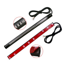 Load image into Gallery viewer, Flexible 48 LED Motorcycle Light Bar Strip Tail Turn Signal Tail Rear Brake Stop Bulb Lamp Brake Light 2835 3014 SMD Dual Color
