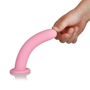 Flexible Wearable Plug Massager with Stronger Sucker Base for Beginner Advanced Users Soft Silicone Massage Sticks for Women