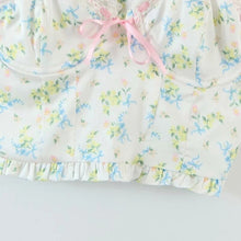 Load image into Gallery viewer, Floral Print Camis Short Vest 2021 New Fashion Summer Sexy Mes Stitching Bottoming Crop Tops for Women Patchwork Cute Tops