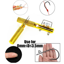 Load image into Gallery viewer, Full Metal Fishing Hook Knotting Tool &amp; Tie Hook Loop Making Device &amp; Hooks Decoupling remover Carp Fishing Accessory