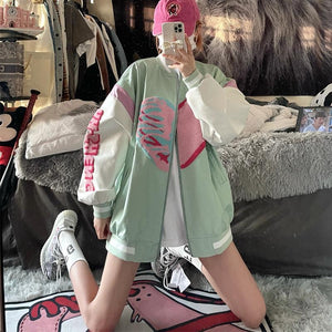 Funny Bone Print Hoodie With Zipper Women Sweatshirt  Spring Oversized Hoodie For Girl Outerwear Plus Size Punk Clothes Tops