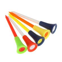 Load image into Gallery viewer, GOG 30 Pcs/Pack Plastic Golf Tees Multi Color 8.3CM Durable Rubber Cushion Top Golf Tee Golf Accessories