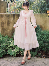 Load image into Gallery viewer, Gentle Fairy Dress Women First Love Sweet French Chiffon Romantic Princess Dress Autumn Elegant Bridesmaid Dress Vestidos Femme