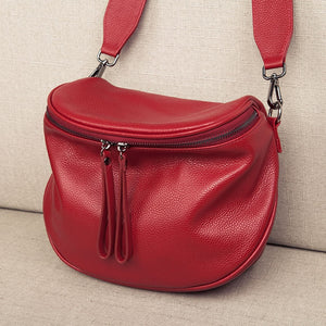 Genuine Leather Crossbody Bags For Women Shoulder Bag Women&#39;s Luxury Handbags Fashion Saddle Bag Female Tote Purse sac a main