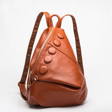 Load image into Gallery viewer, Genuine Leather Women&#39;s Backpack Trend 2022 European and American Style Shoulder Bag Fashion Large Capacity Leisure Backpack New