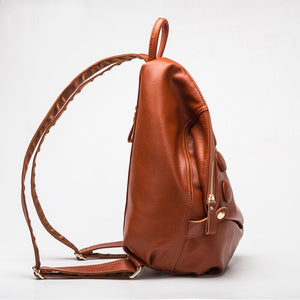 Genuine Leather Women&#39;s Backpack Trend 2022 European and American Style Shoulder Bag Fashion Large Capacity Leisure Backpack New
