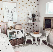 Load image into Gallery viewer, Gold Polka Dots Kids Room Baby Room Wall Stickers Children Home Decor  Nursery Wall Decals Wall Stickers For Kids Room Wallpaper