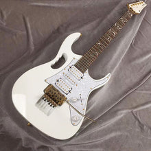 Load image into Gallery viewer, Guitar, 7V electric guitar, white luster, gold hardware, stock, fast delivery